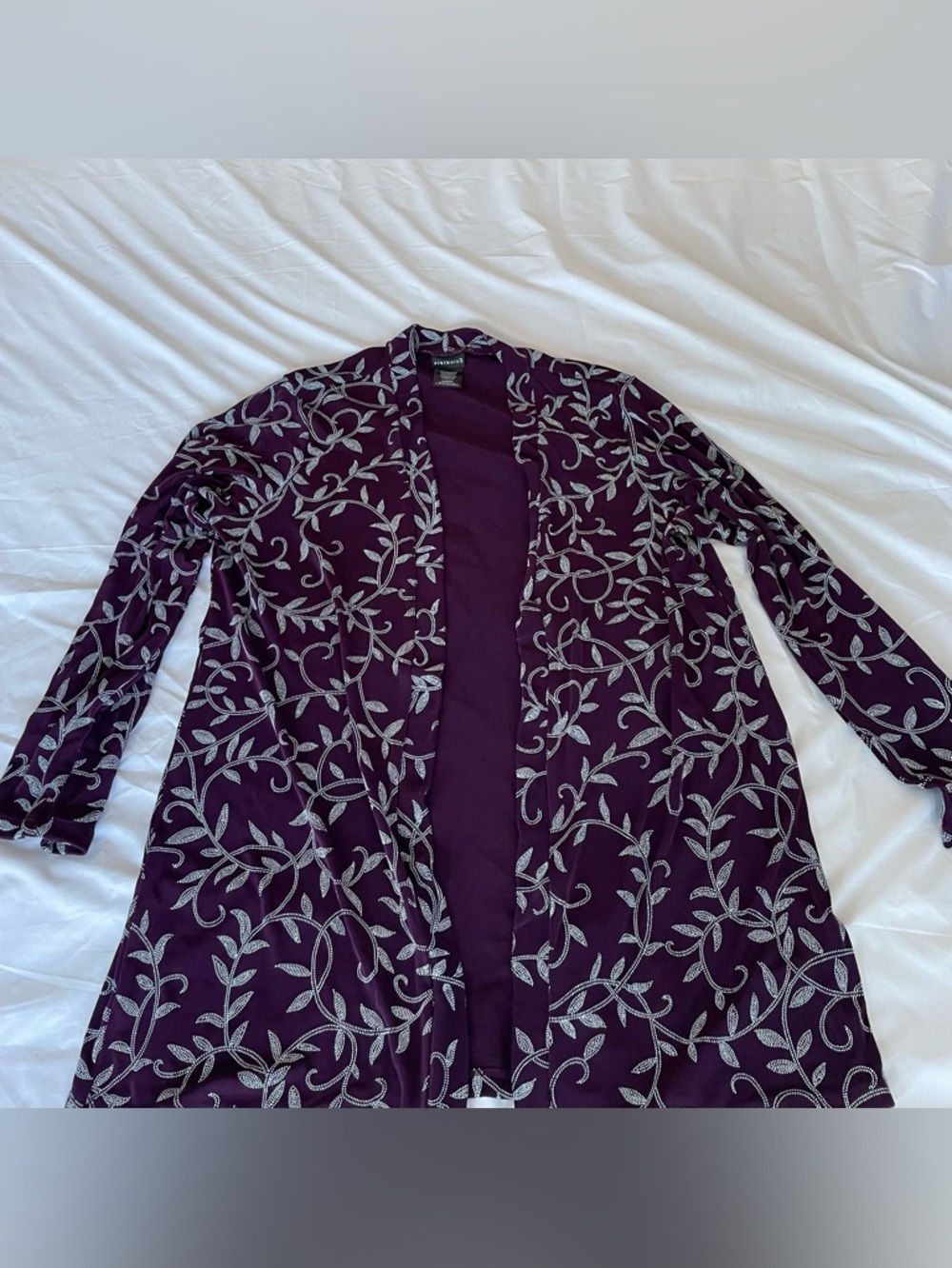 Size L dressy open front cardigan